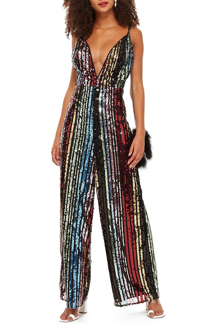 Casual Rompers Sequin Romper Amazon PORRCEY Women Sexy Elegant
