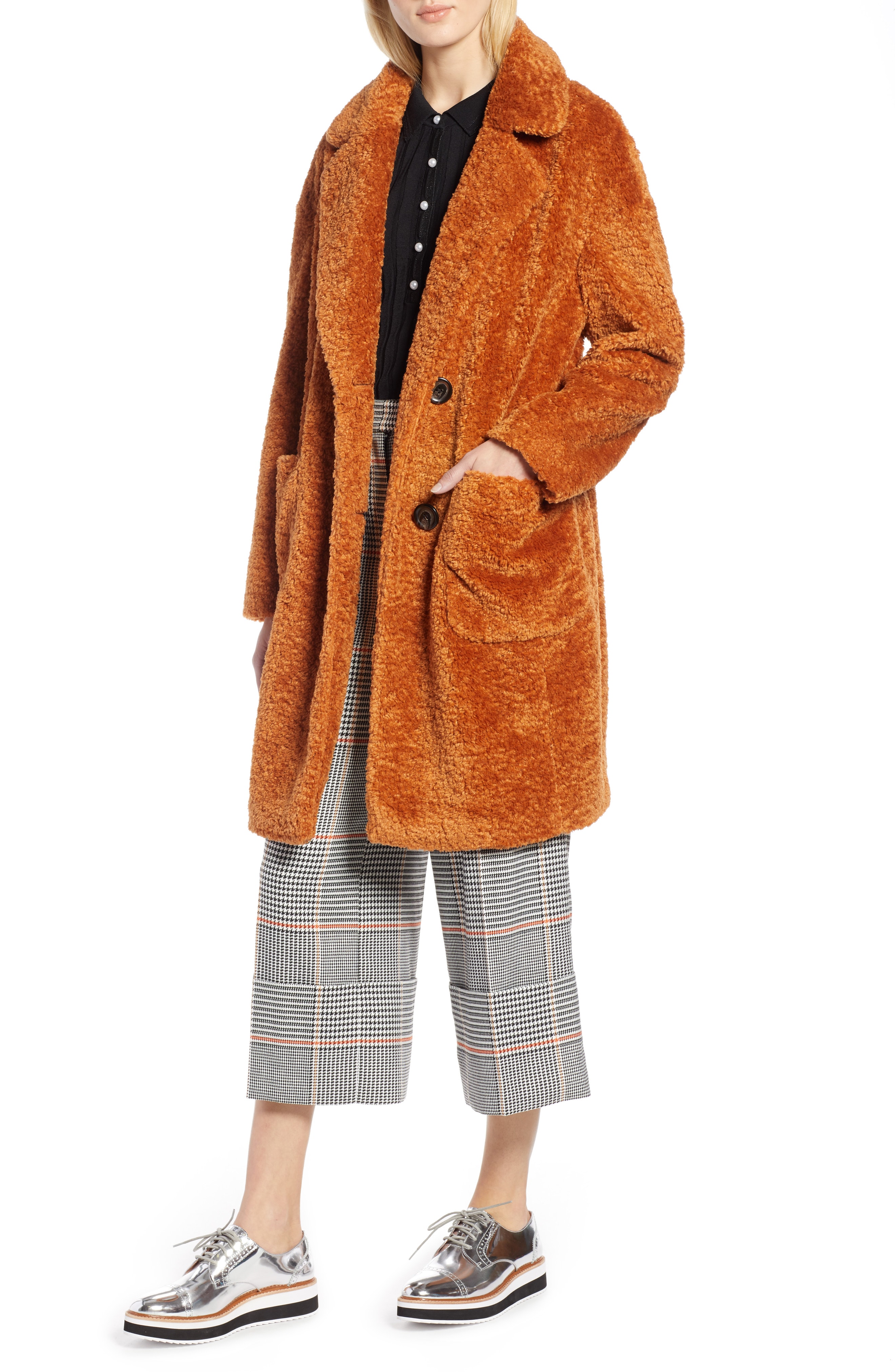 Halogen Atlantic Pacific Halogen Plaid Coat The Atlantic-Pacific X