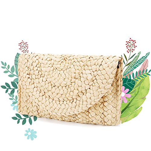 Borsa a tracolla Quinn extra-small in paglia lavorata a mano | Michael