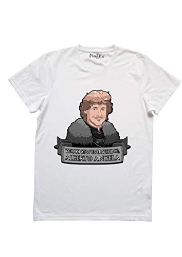 T-Shirt Donna In Cotone Basic – 'Only Alberto Can Judge Me' – Vestibilità Super Top Qualità – Made In Italy - 4