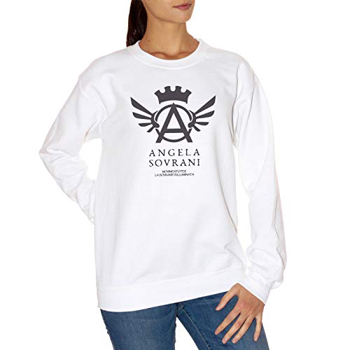 T-Shirt Donna In Cotone Basic – 'Only Alberto Can Judge Me' – Vestibilità Super Top Qualità – Made In Italy - 3