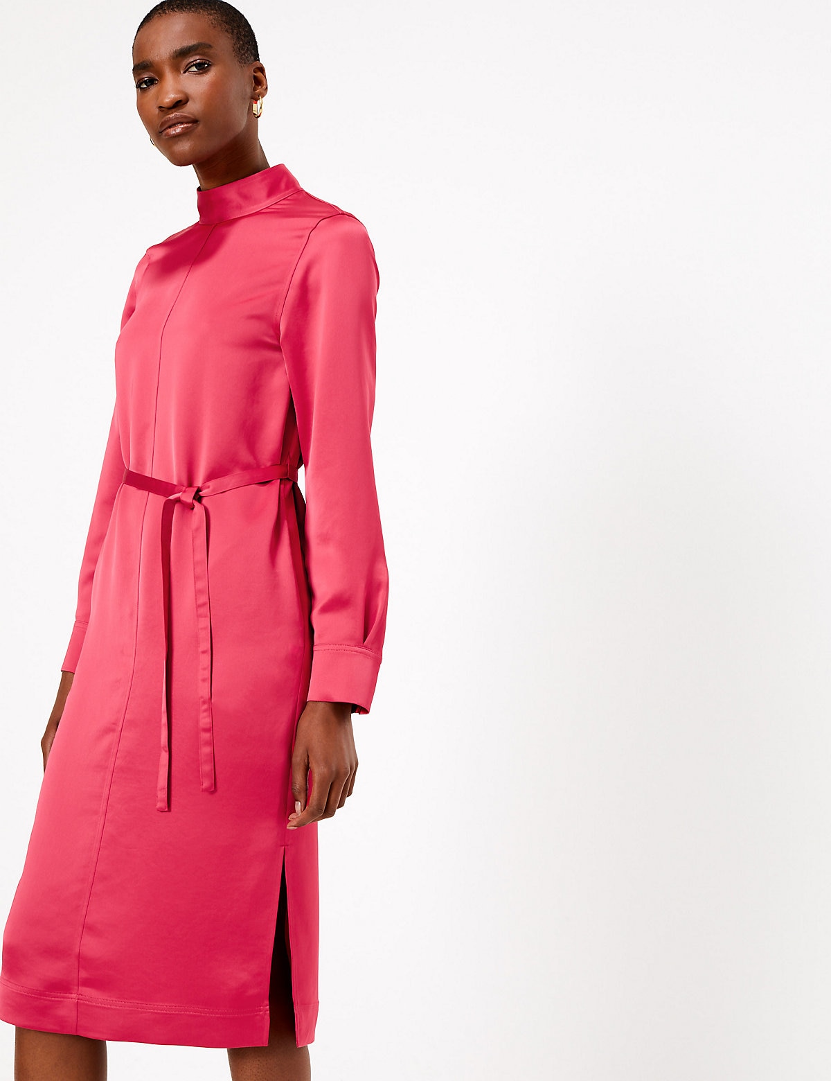 Lisa Snowdon This Morning Jumper Dress Brown Knit Top PLAIN KNIT TOP