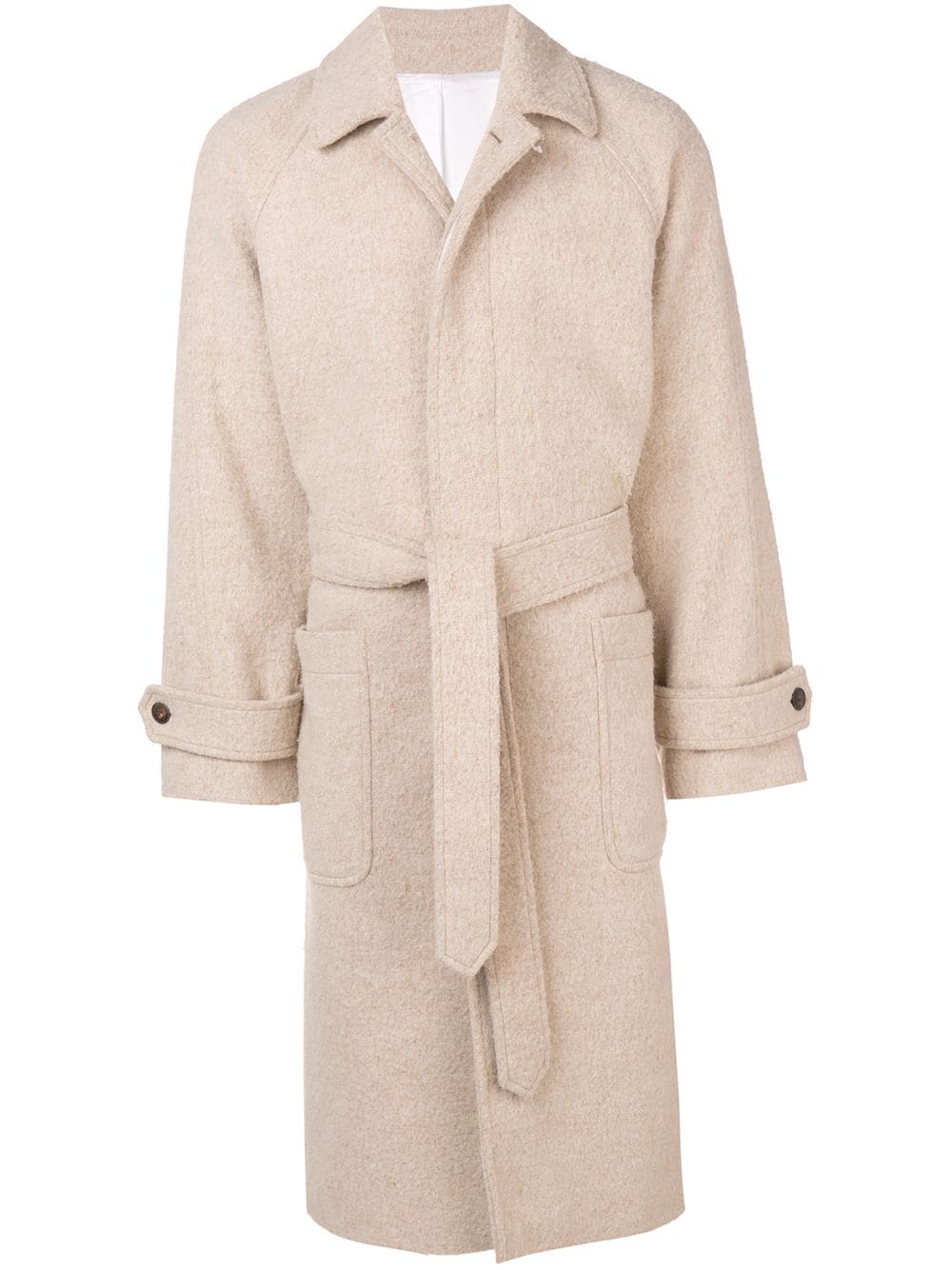【送料&関税込】Ami Alexandre Mattiussi Beige Wool Coat Beige Wool coat Ami Alexandre Mattiussi - Vitkac Italy