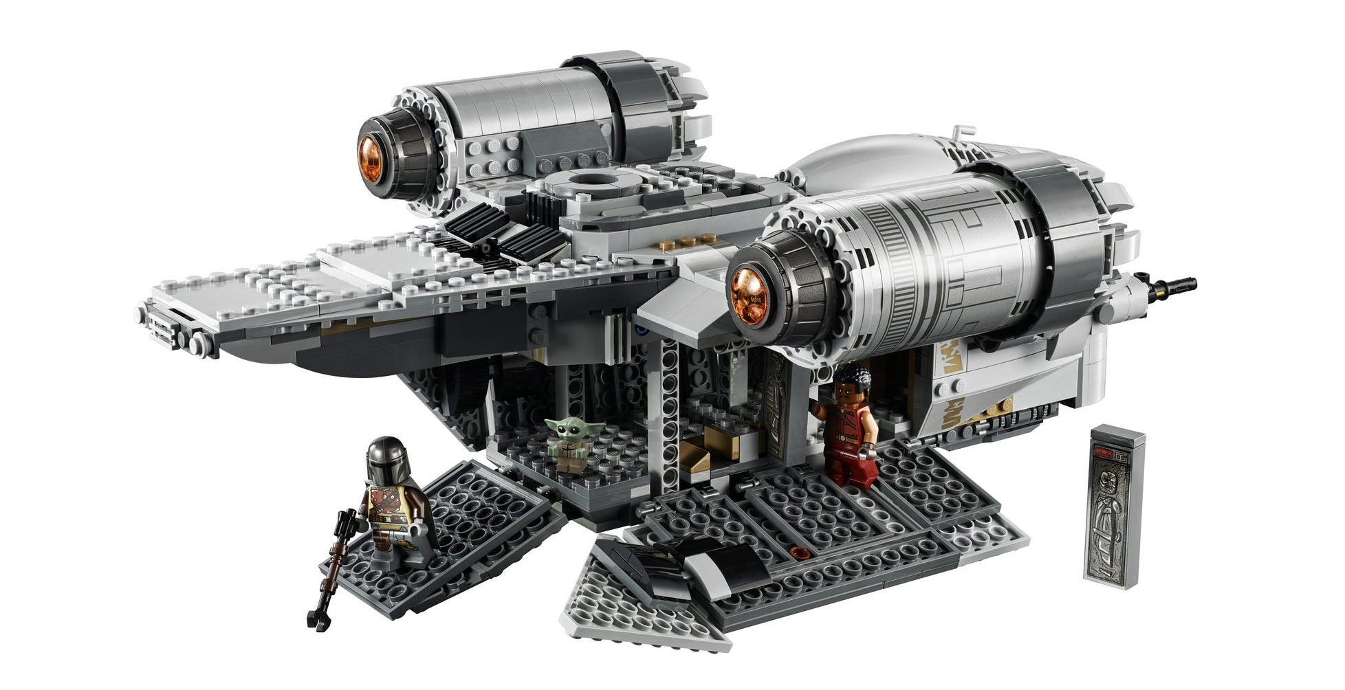 Mando The Mandalorian Ship Razorcrest Star Wars' LEGO Version Of