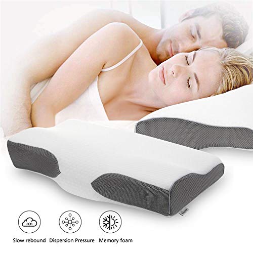 Acanva Cuscini da letto, confezione da 2 pezzi, lussuosi inserti morbidi per dormire, traspiranti e comodi