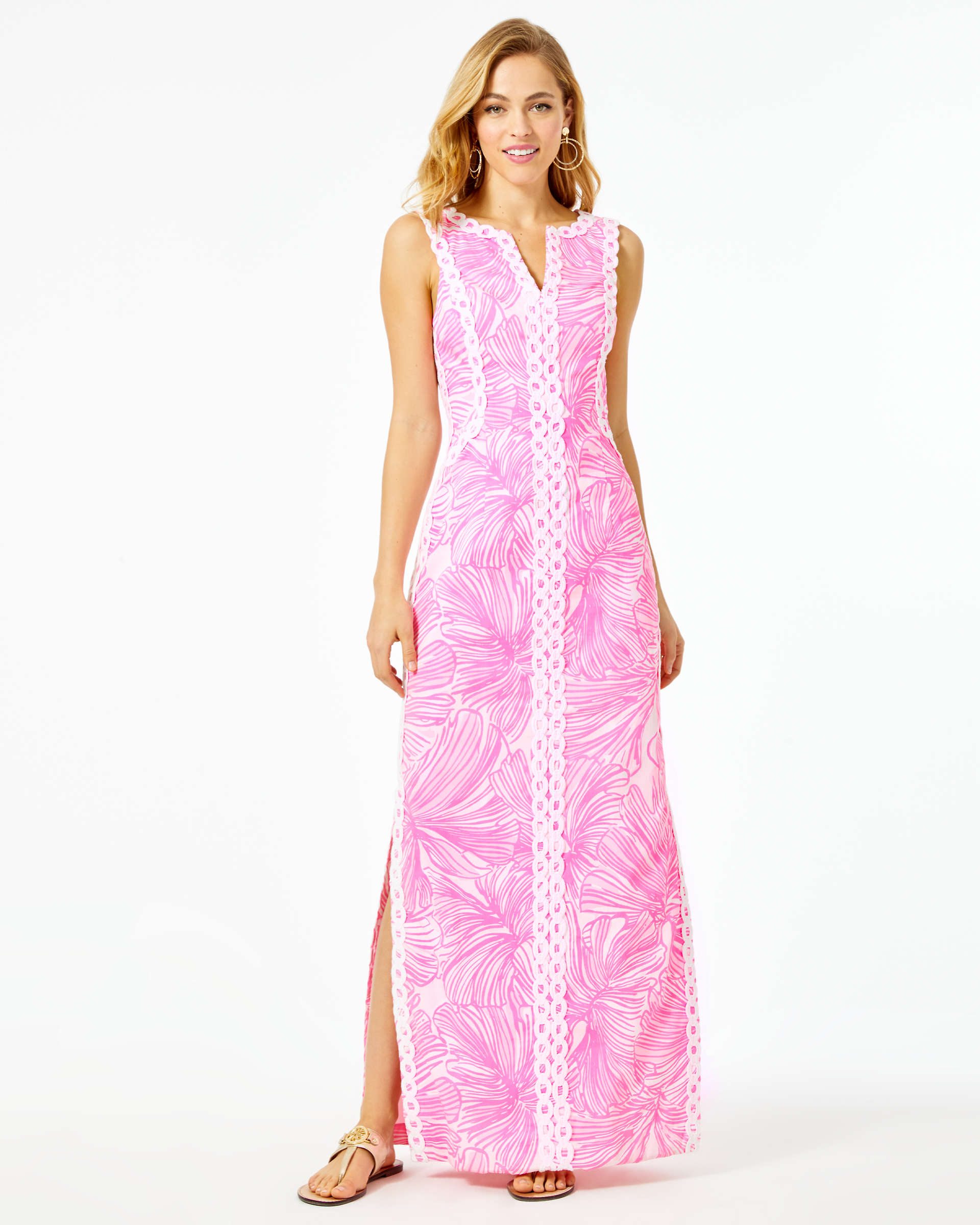 chinese dress ladies Lilly Pulitzer Girls Octavia Maxi Dress  White Chocolate Couture