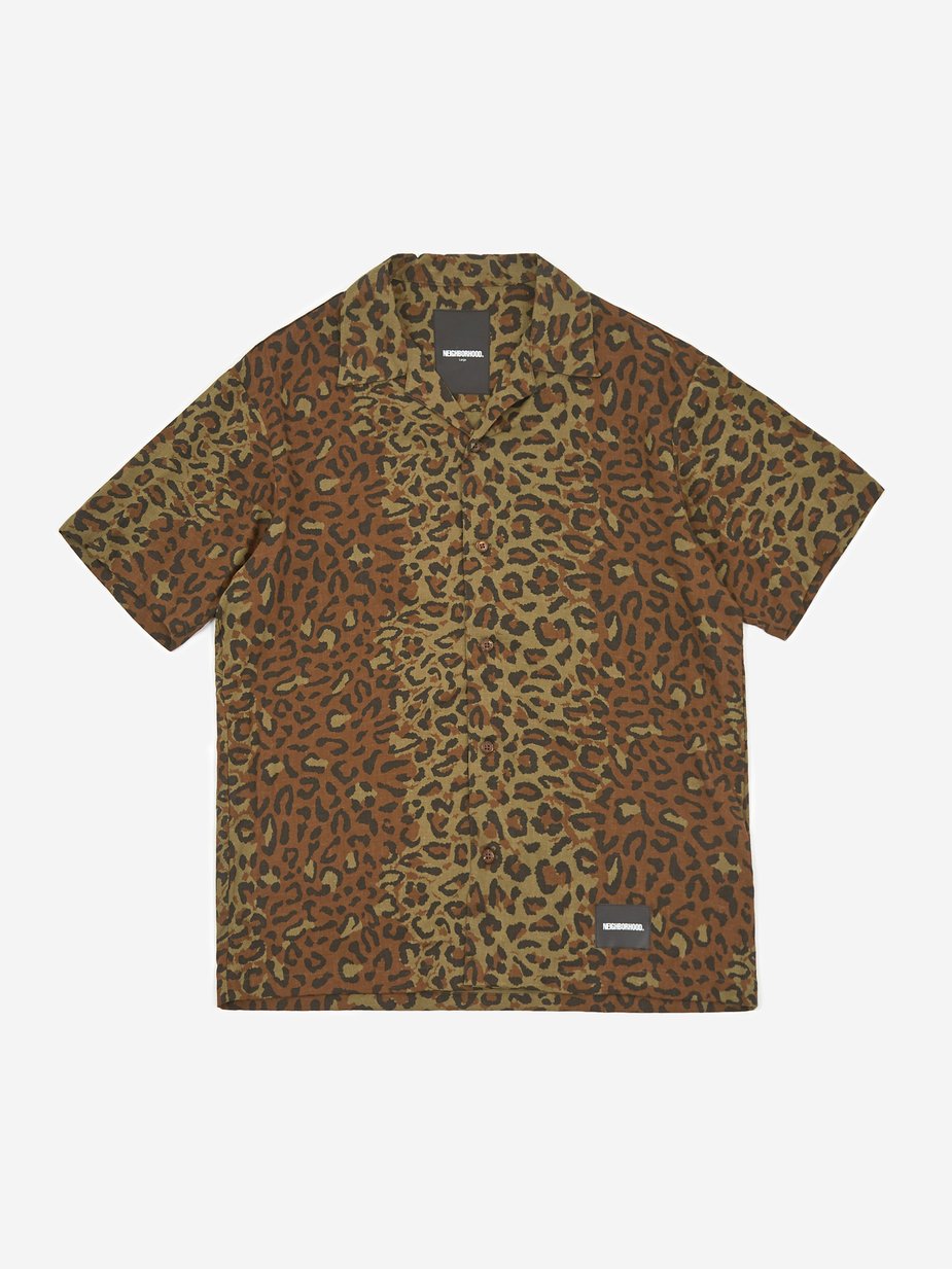 トップス NEIGHBORHOOD ALOHA . LEOPARD / RL-SHIRT Pre-owned] NEIGHBORHOOD ALOHA.LEOPARD/RL-SHIRT.LS 201TSNH