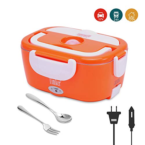 5 Piatti Termici In Acciaio Inox Divisi Con Coperchio – Contenitori Bento Box A Scomparti Per Pasti E Snack (27,9 X 22,1 Cm)
