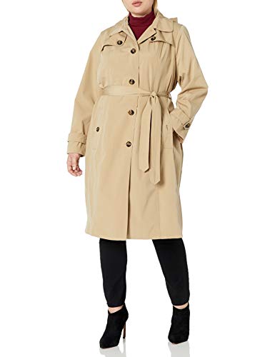 トレンチコート UMA WANG Women Trench Coats LUP8032UW200 Beige Draped Woven Trench Coat | Michael Kors [US]