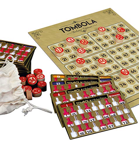 Tombola Classic 24 cartelle - Gioco tradizionale da tavolo per tutta la