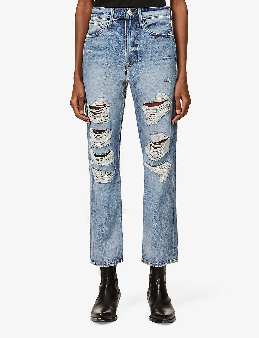 How to rip jeans Turn old trousers into trendy distressed denim