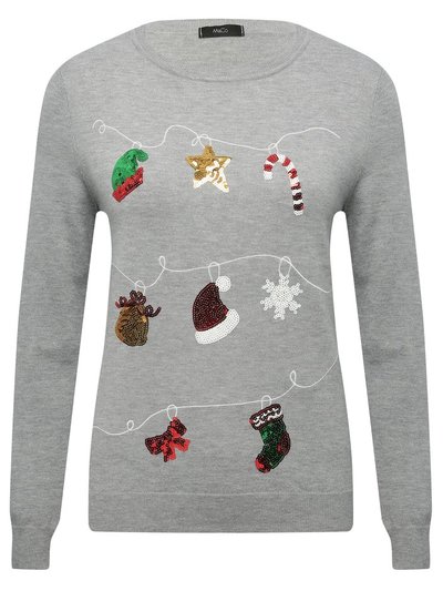 Christmas Jumpers Womens Jumpers Marks And Spencer Sequin Marks