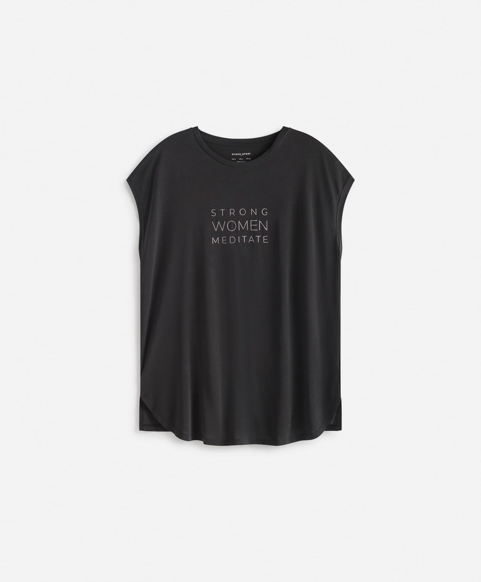 Sport Sudaderas Oysho Sudadera Oversize Sudadera Oysho Negra Y