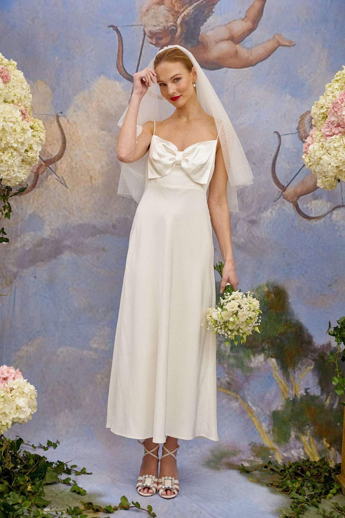 butterfly dresses Creamy & White Lace Butterfly Ethereal Maiden Dress