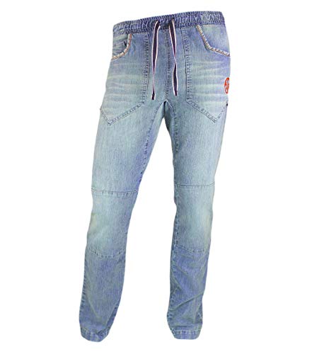 Pantalon Trekking Jeans De Escalada Solo Climb Para Hombre