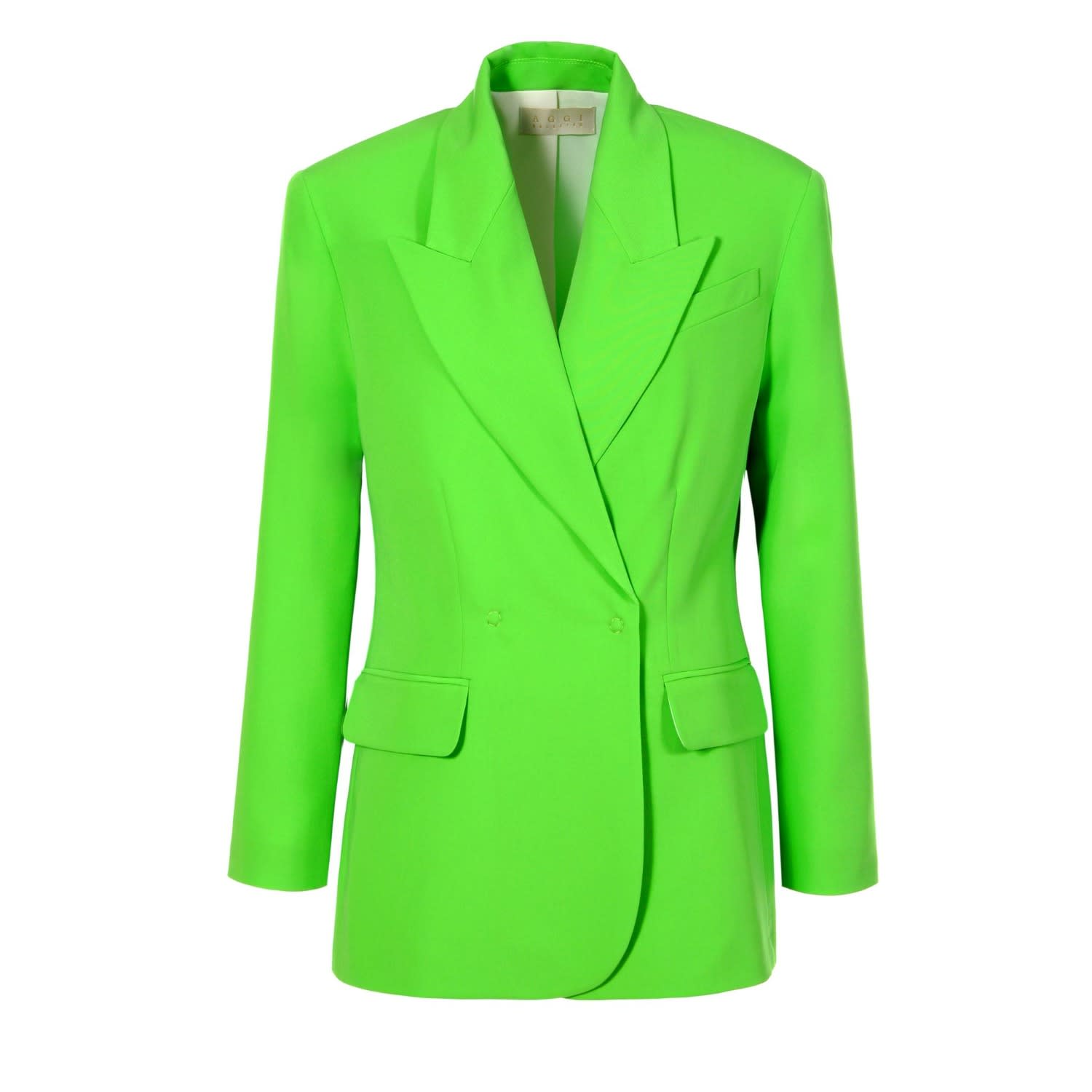 Irina Shayk Masters Spring's It Color in Neon-Green Blazer in NYC