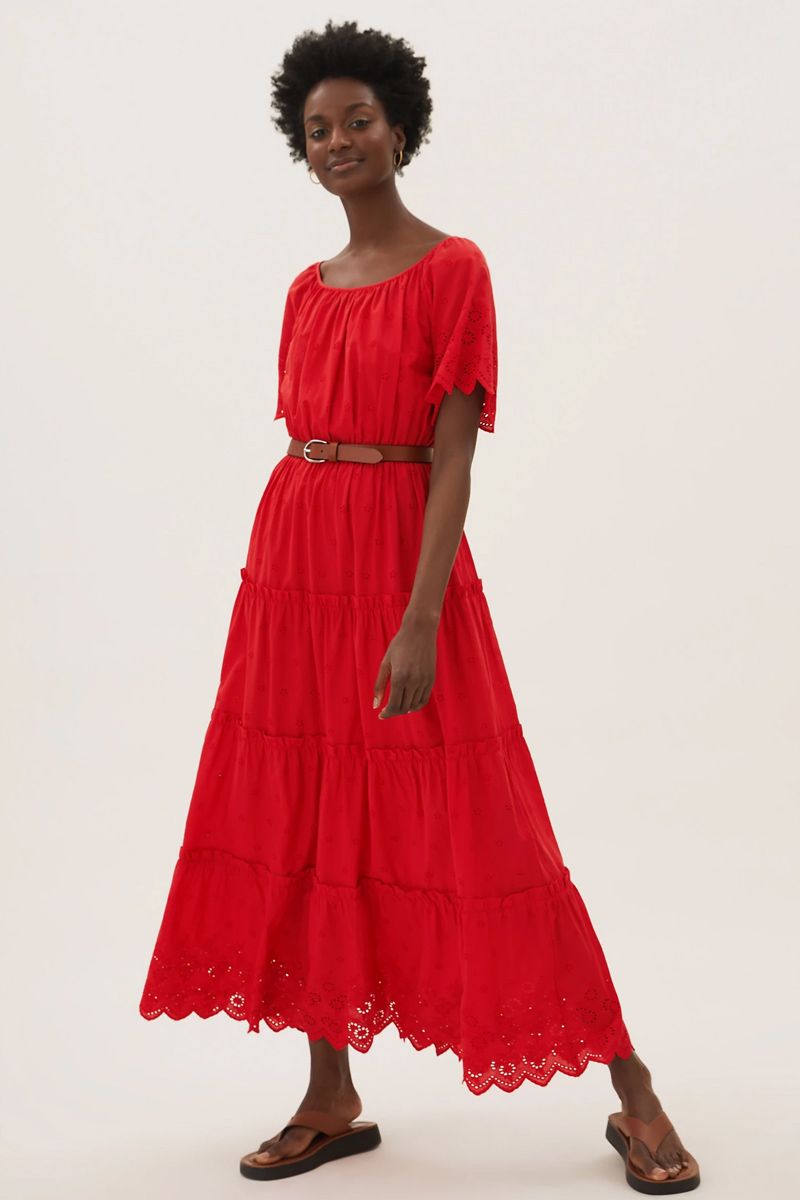 Marks \u0026 Spencer's £50 statement red summer dress is proving popular with  fans