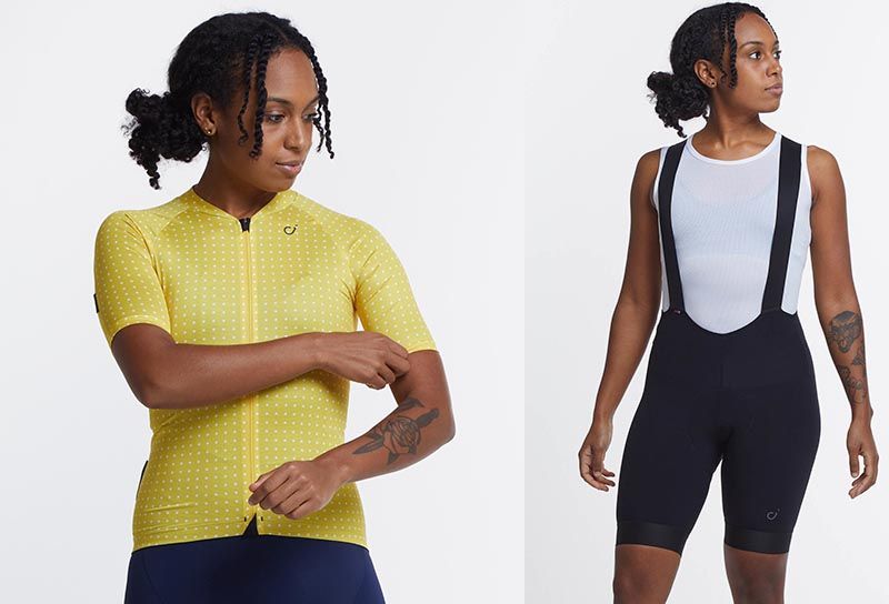 Ensemble Cyclisme Femme Jersey + Cuissard Gel YouLpoet - Vêtements Vélo Respirants Été