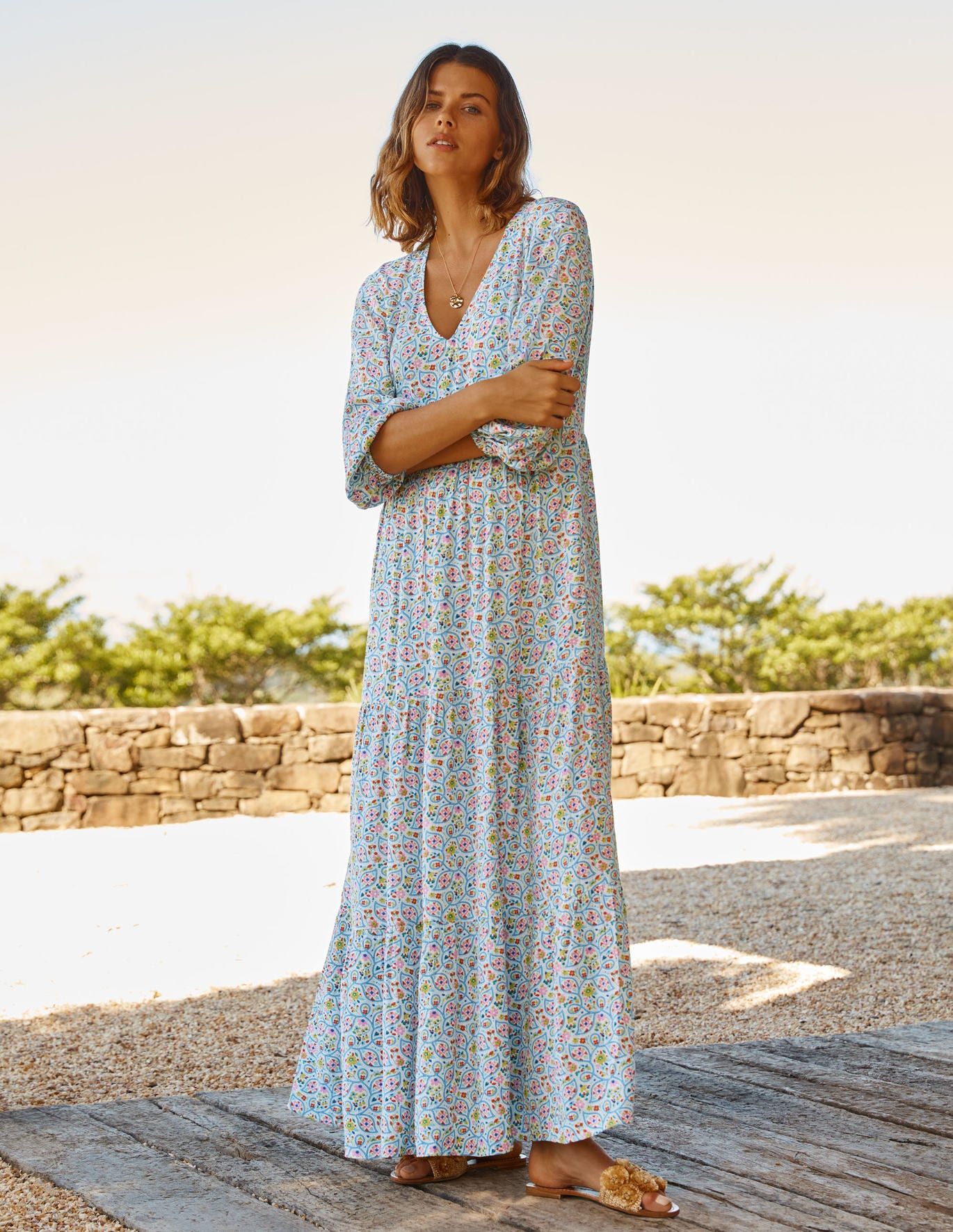 knee length dresses for ladies Boden Dress Skylight M / Blue