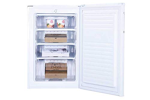 4 Cestelli Portatutto In Filo Metallico Per Congelatore E Frigo Con Maniglie - 28x22.9x12.7 Cm