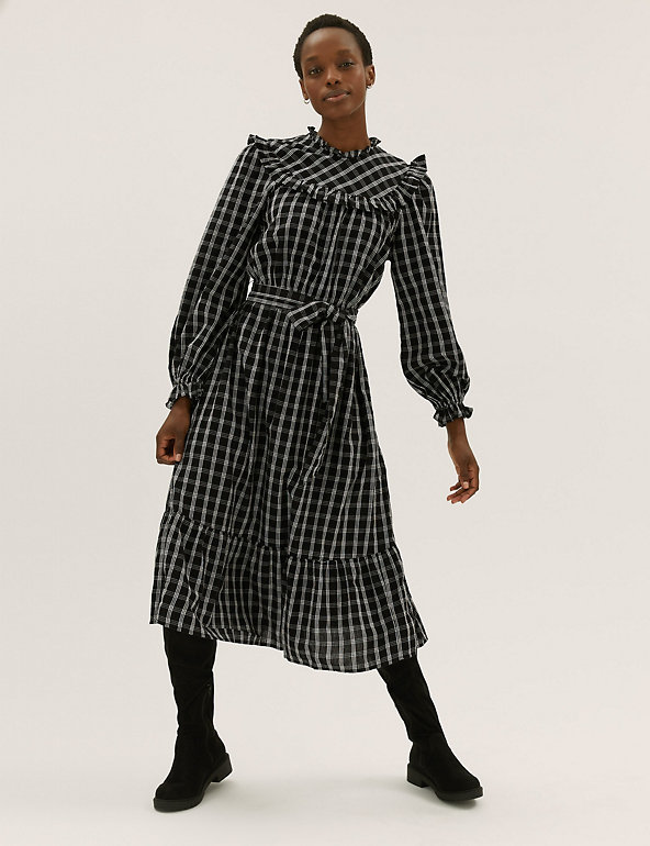 Kate Middleton recycles Zara checked midi dress for latest appearance