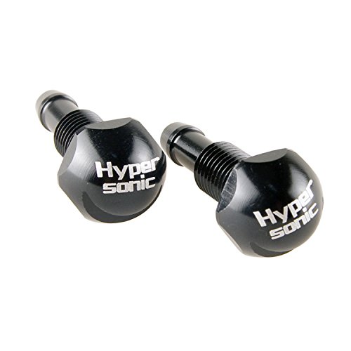 Uxcell 2pcs Black Carbon Fiber Car Windshield Washer Nozzle Cover - Universal Replacement - View #11