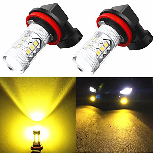 thumbnail image 2 of Lunex H11 Super Yellow 2300K 55W Halogen Bulbs – 2x Set In Hard Case For Fog Lights 2 of 6