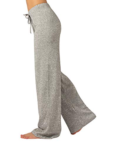 Pantaloni Donna A Vita Alta In Maglia Di Lana – Gamba Larga Dritta, Autunno Inverno, Con Tasche