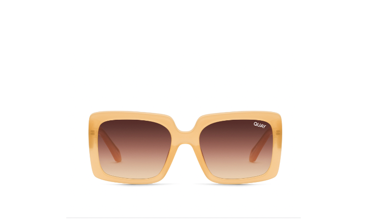 NWT Quay x Paris Hilton TOTAL VIBE Oversized creamy tortoise Square Frame Paris Hilton x Quay Sunglasses Collab Release | Hypebae main image 4