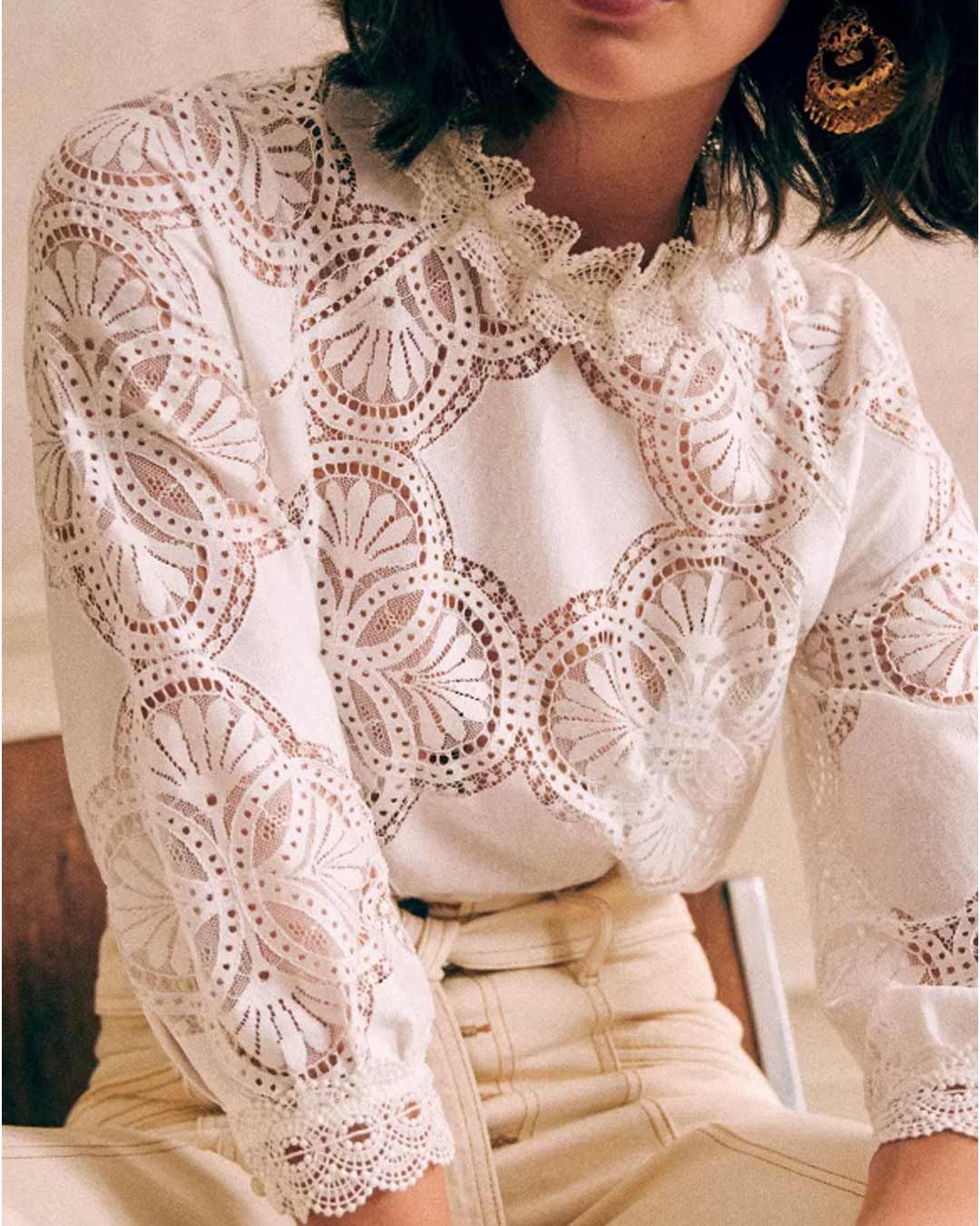 Lace Blusas Elegantes De Blonda Modelos De Blusas De Blonda 2018