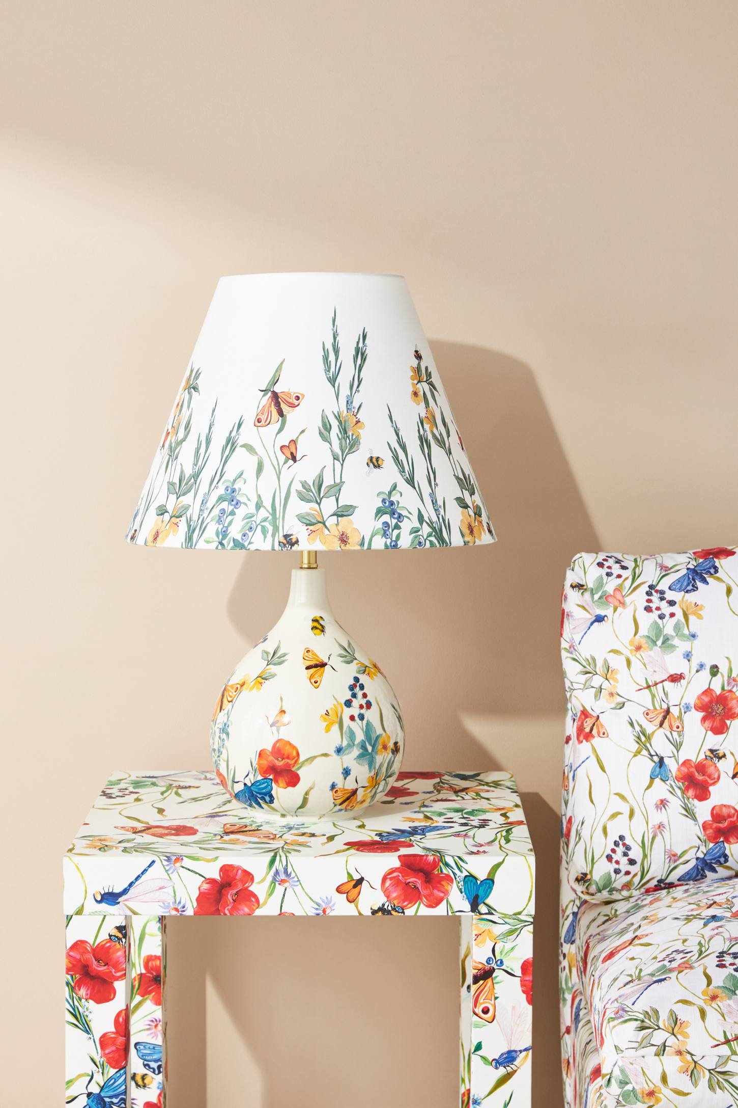 【美品】6枚セット Anthropologie Fleur De Lys Top Picks from Mark D. Sikes's Poppy Collection for