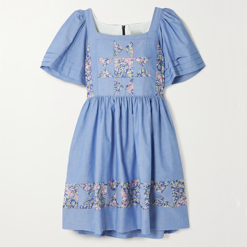 bride rehearsal dinner dress fall Mid Mod Babydoll Circle Dress