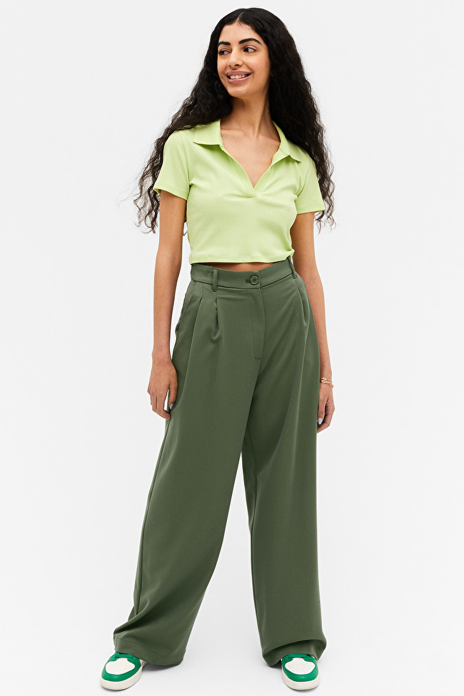 Rochelle Humes' Mango trousers are a wardrobe staple