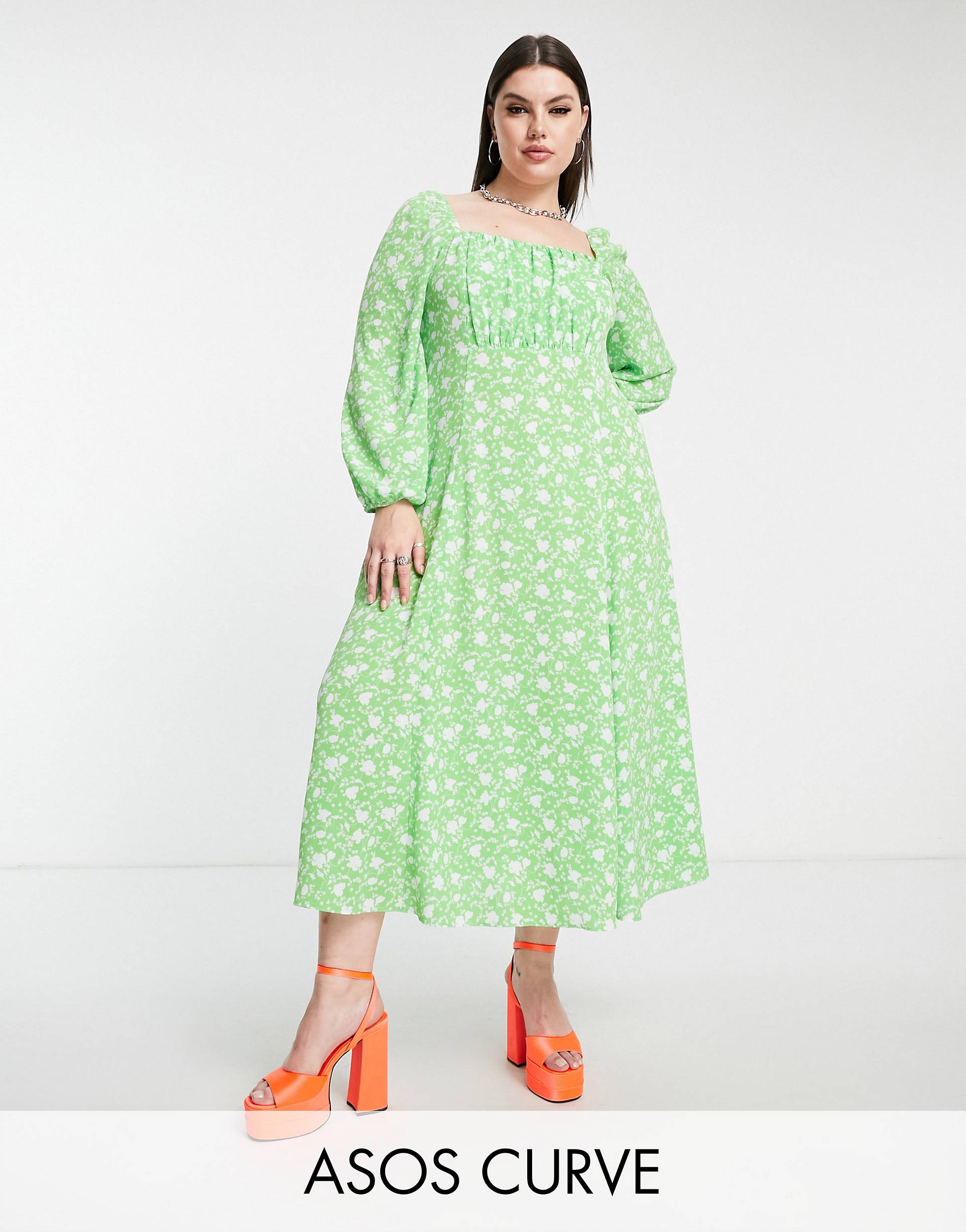 slim fit dress slacks Momyknows Green Ruched Rhinestone Cut Out High Neck Long Sleeve Bodycon Elegant Cocktail Party Maternity Photoshoot Baby Shower Maxi Dress Green / M