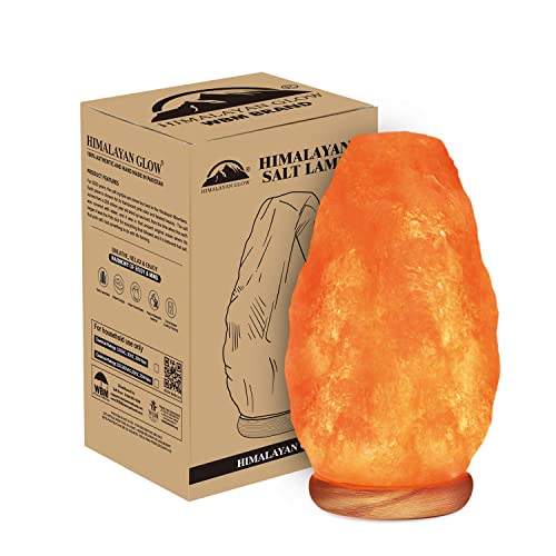 Relaxus 16" Himalayan Pink Salt Lamp – Lava Lamp Style With Adjustable Dimmer, Warm Glow