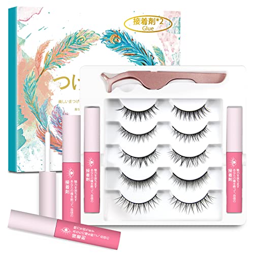 ☆つけまつ毛 マンガまつ毛 Amazon | mikiwi マンガまつ毛、クリアべースアニメまつ毛 4個入り