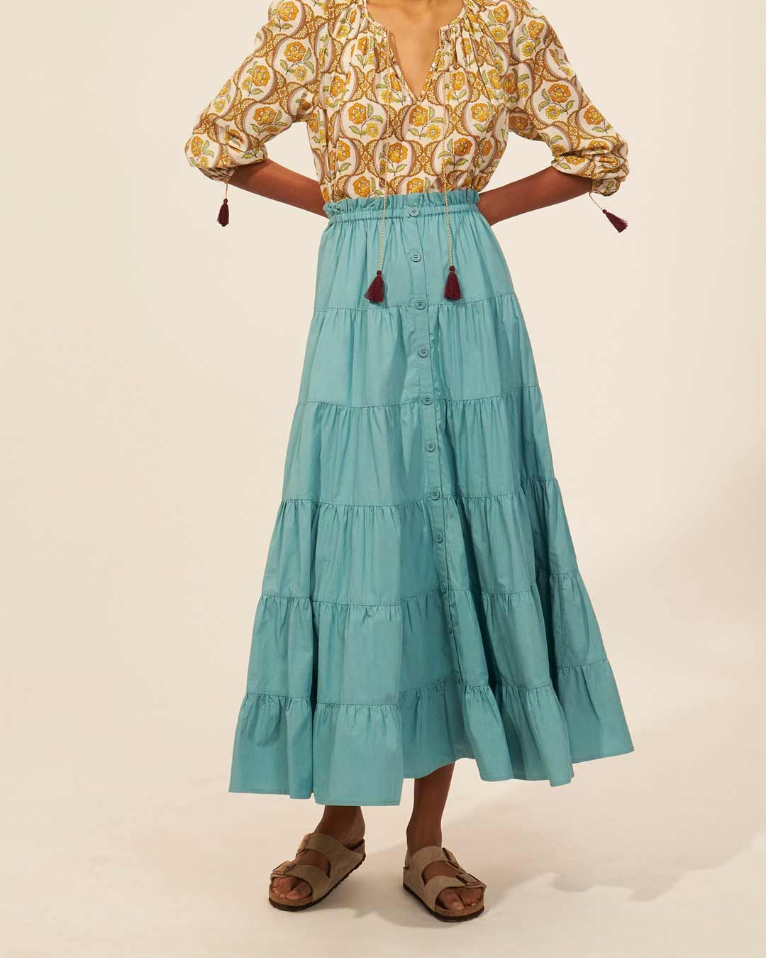 10 faldas largas 'boho' que son tendencia para este otoño