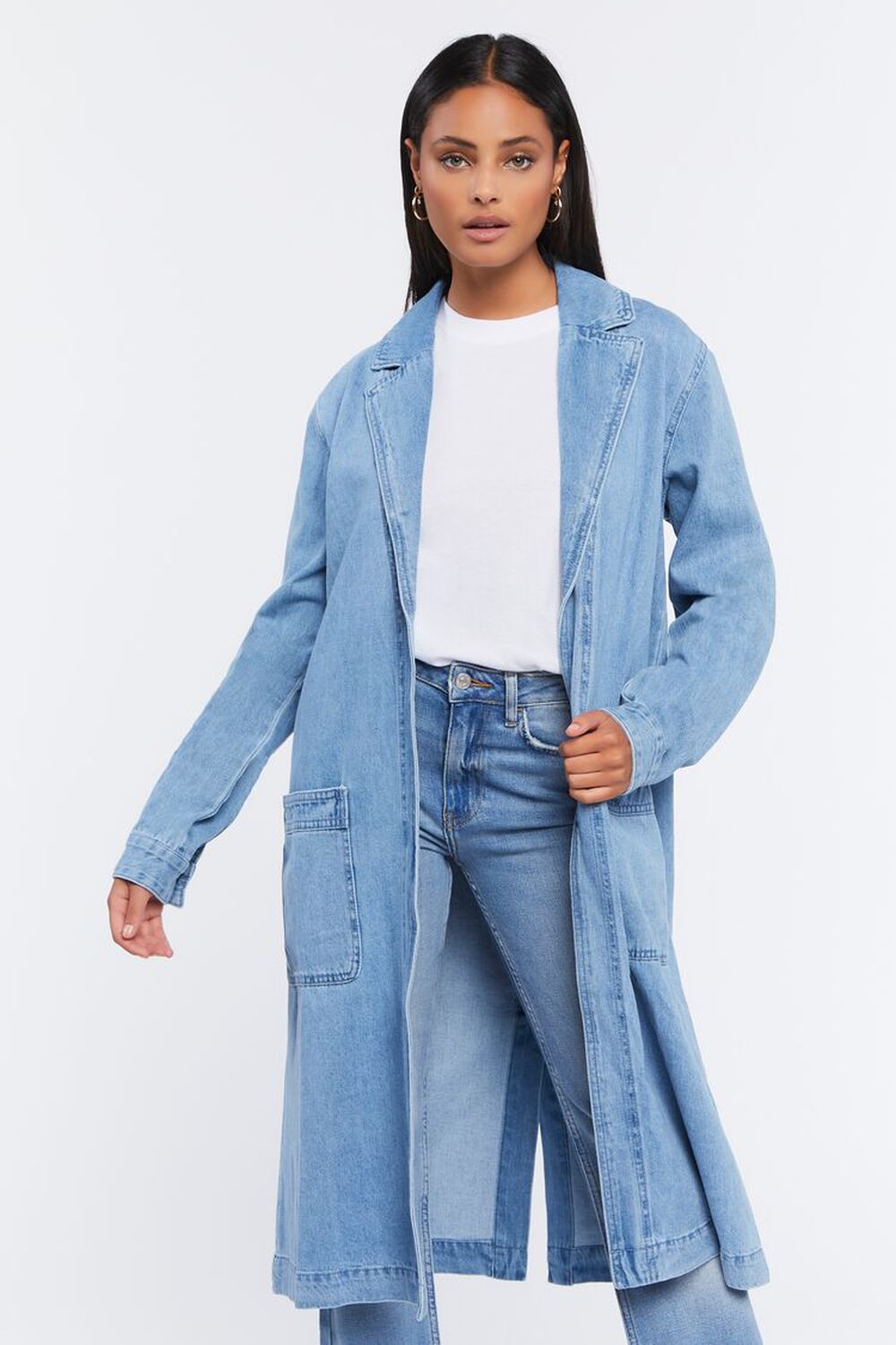 white christmas dresses Button-Front Denim Tube Dress