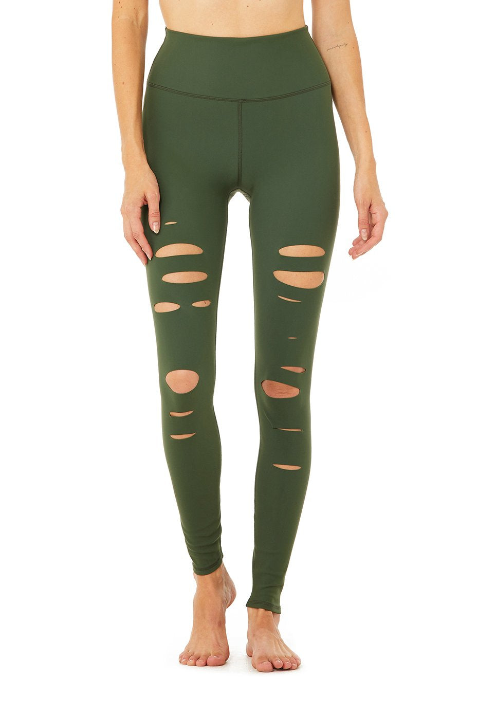 alo High Waist 4 Pocket Utility Legging in Gravel | REVOLVE