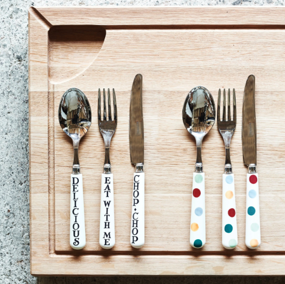 Emma Bridgewater Black Toast カトラリーセット Black Toast Set Of 16 Cutlery – Emma Bridgewater UK