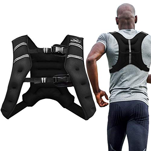 Weight Vest Men VEVOR 11-20lb Adjustable Weighted Vest For Men