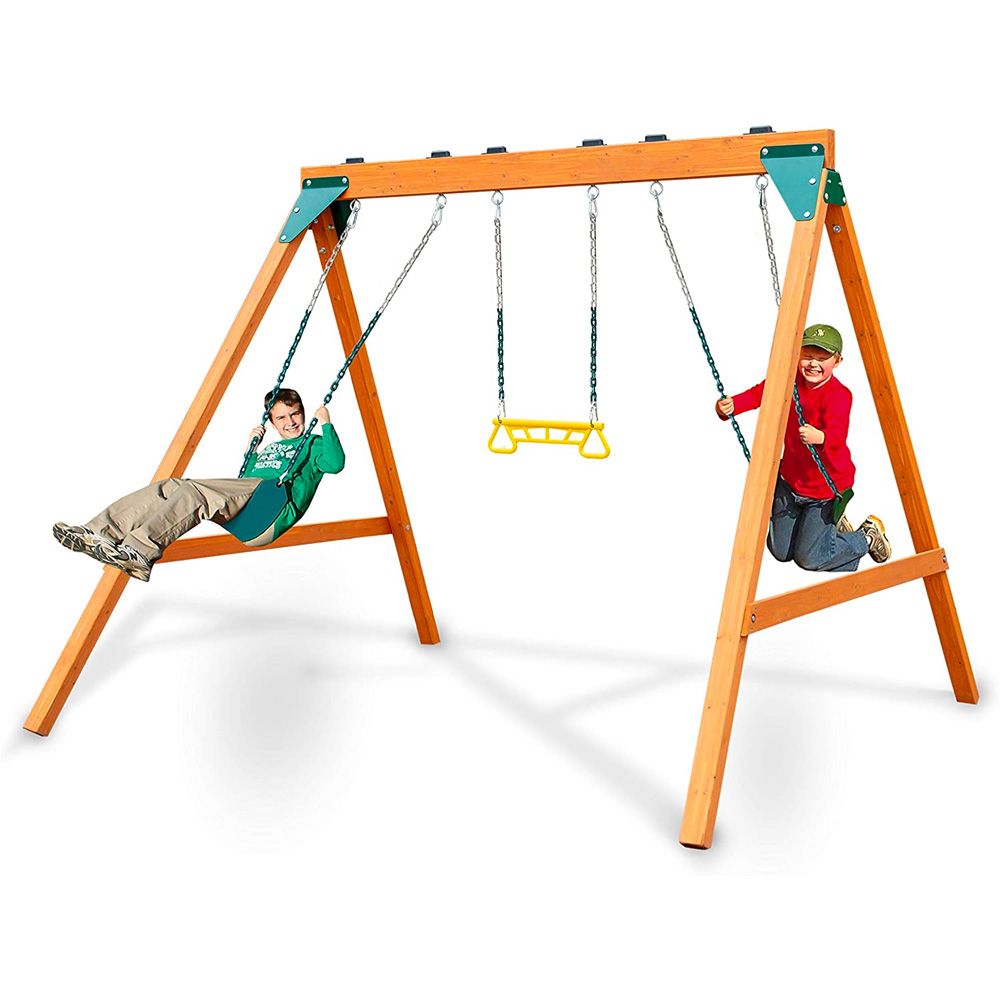 The Best Swing Sets To Build Out Your Backyard