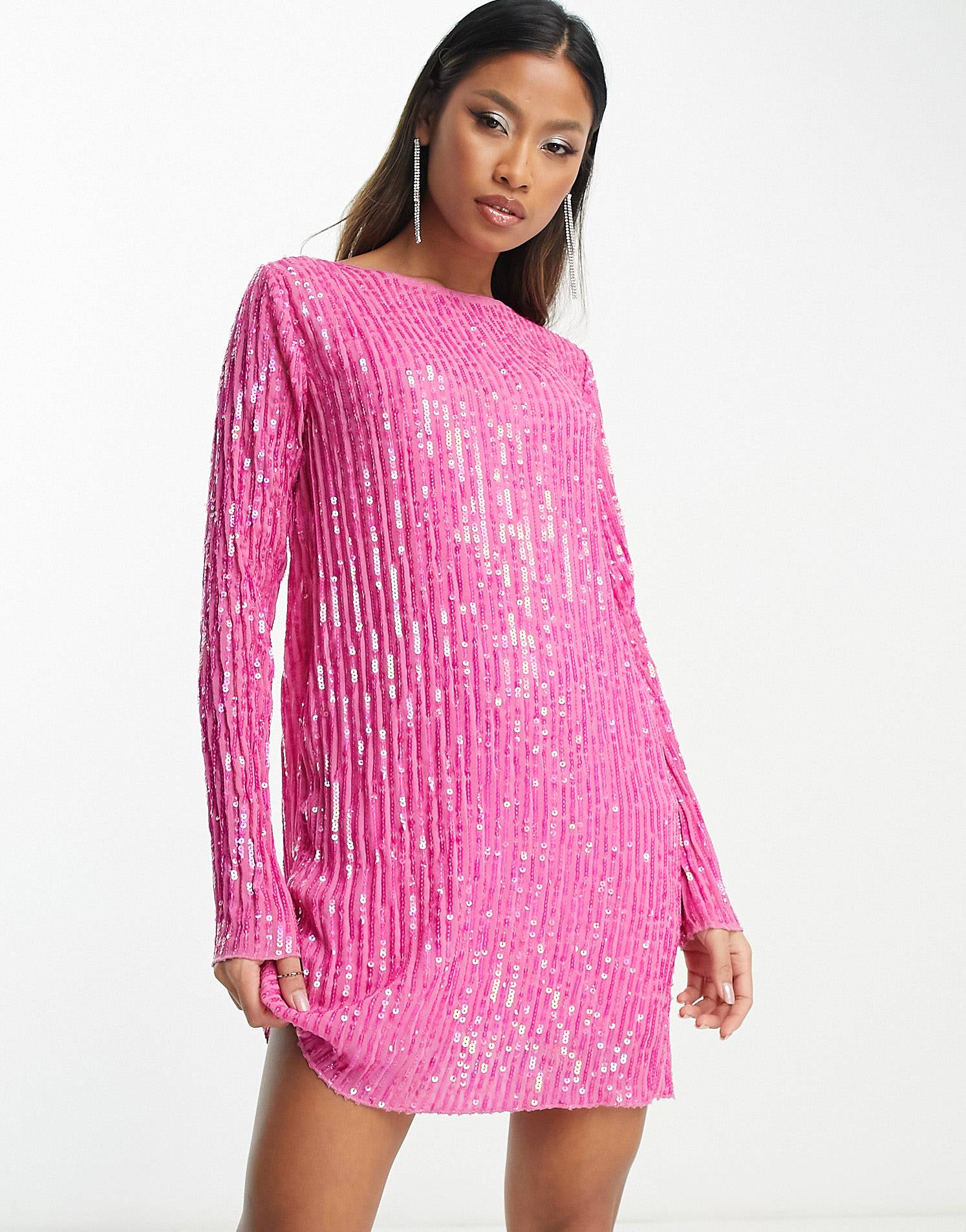 cotton on sequin dress Fearne Cotton wears spectacular sequin dress