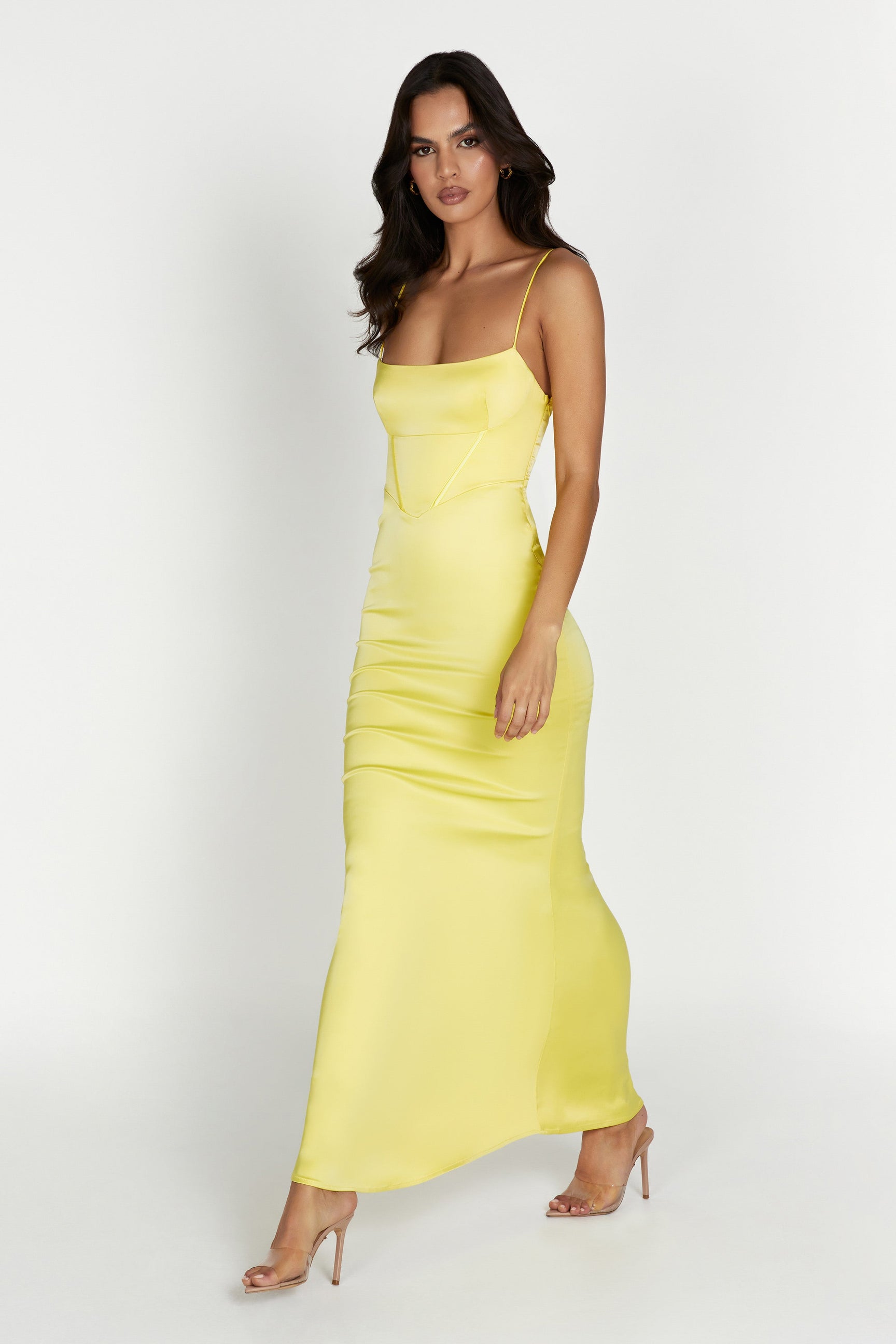 chloe bailey gold dress CHLOE BAILEY WEARING RACY MULE GOLD