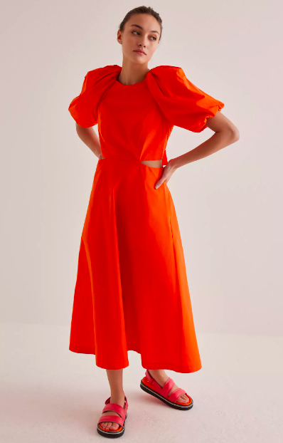 Marks Spencer's linen midi dress gives us major designer vibes