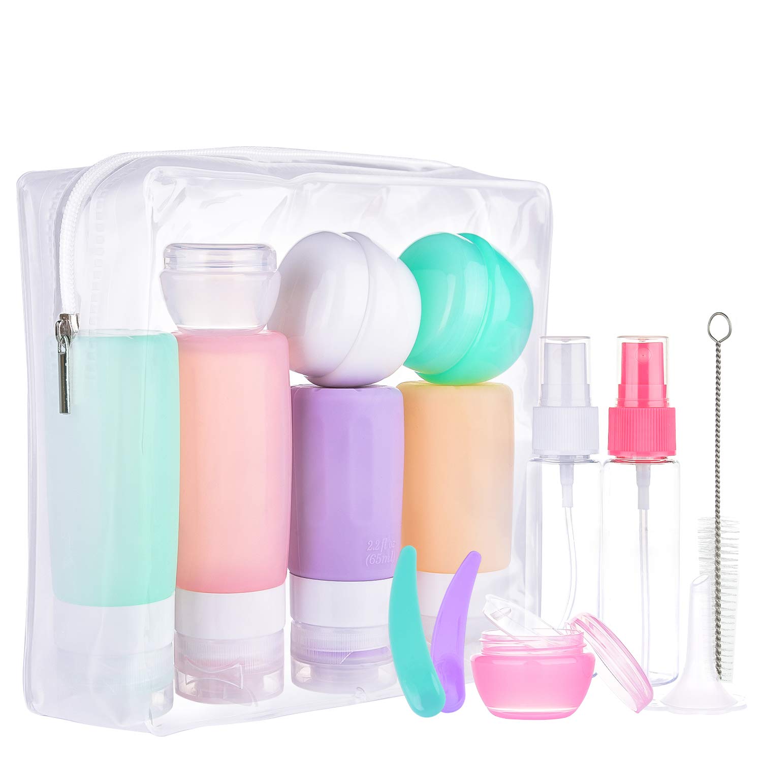 TSA Approved Bottiglie Da Viaggio In Silicone 85g - Approvate TSA