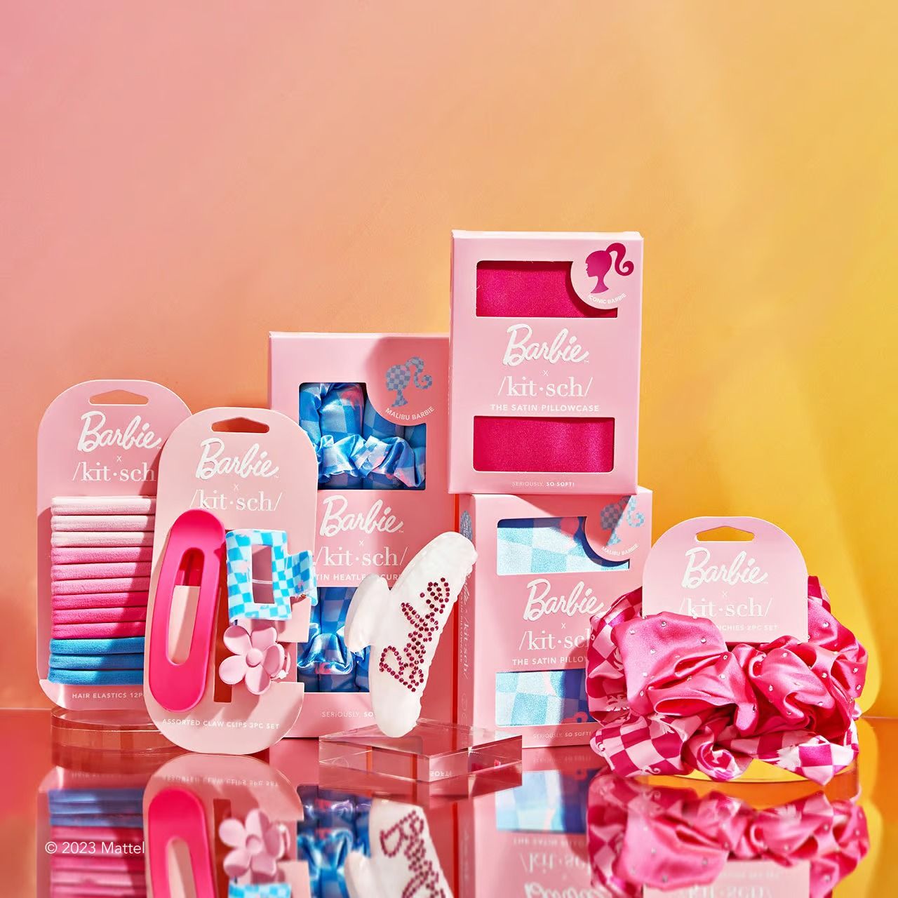 Barbie × Kitsch コラボ ヘアクリップ ３点セット Barbie X Kitsch Assorted Claw Clip Set 3pc – Ivy & Bugz