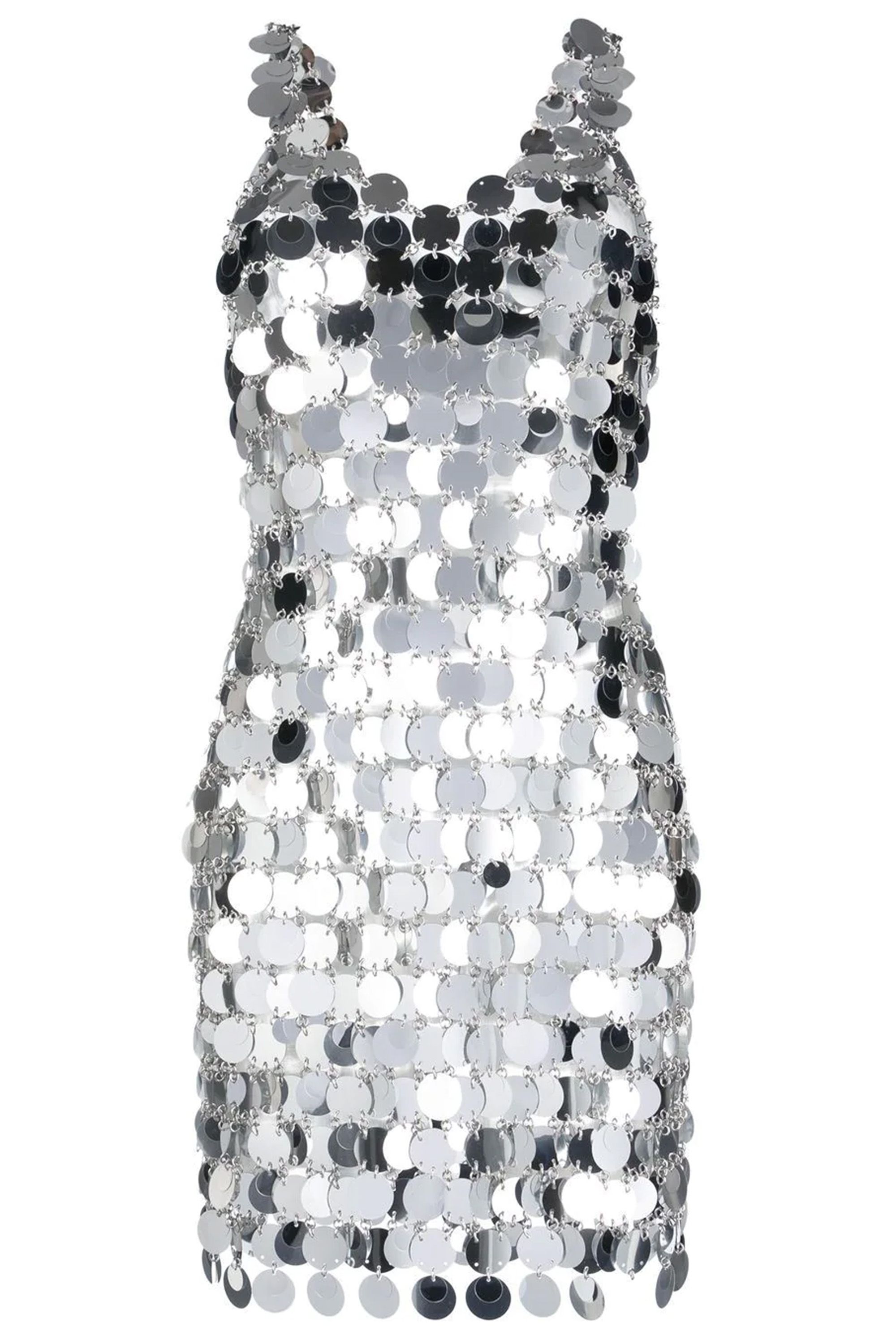 chain silver dress Glam Crystal Chain Dress (Short Length)  Casze Brand