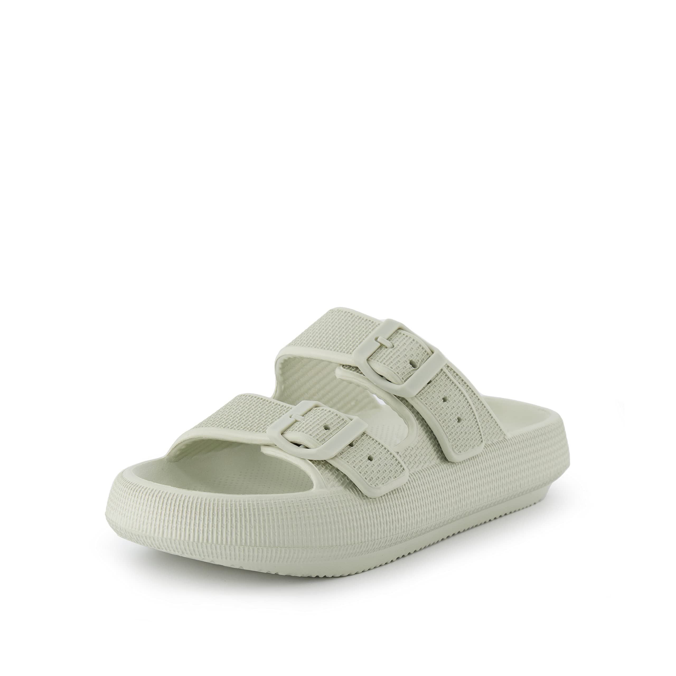 Shop the Cushionaire Cloud Slides on Amazon While They're on