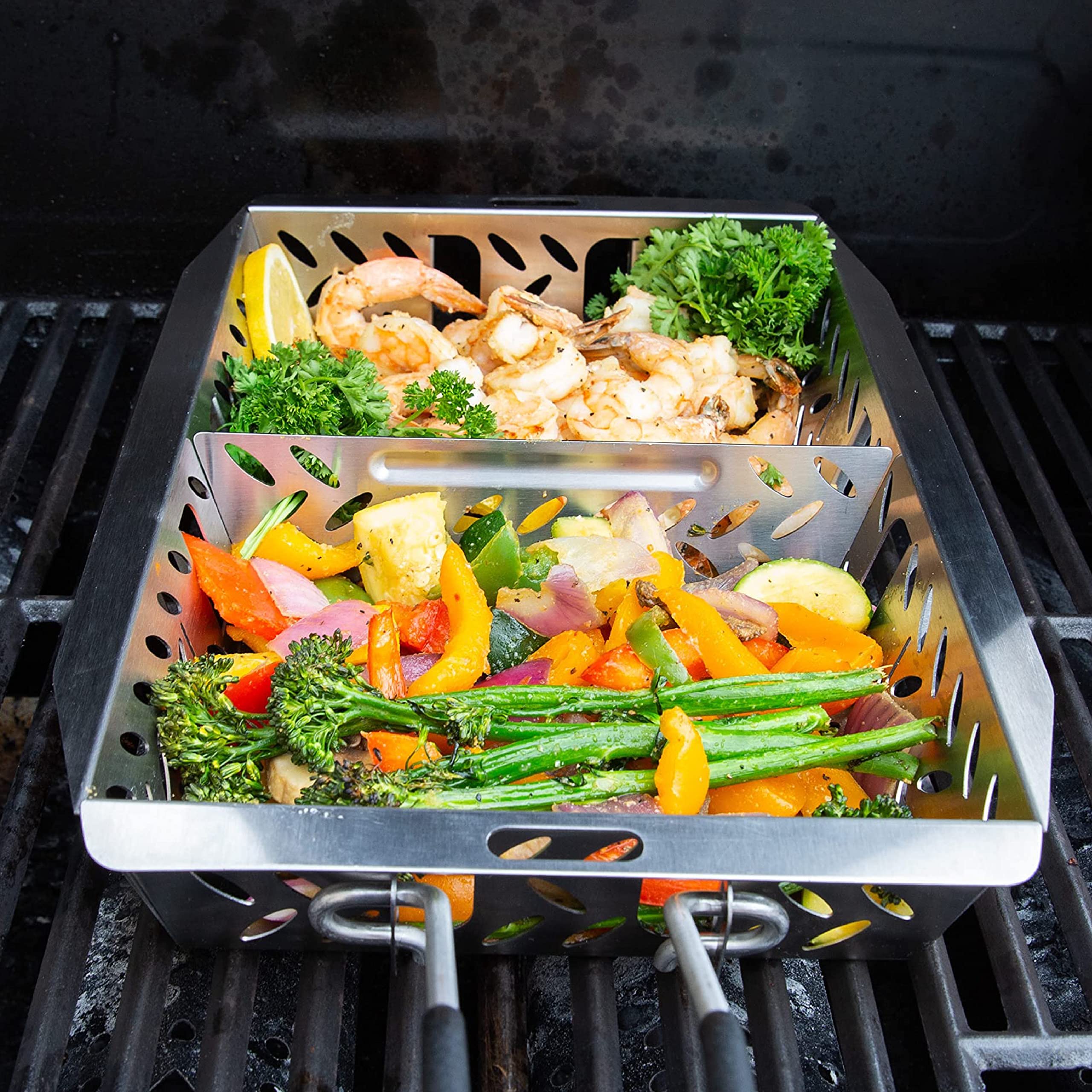 thumbnail image 2 of Weber Premium Grilling Basket 6678 • Find Prices 2 of 11